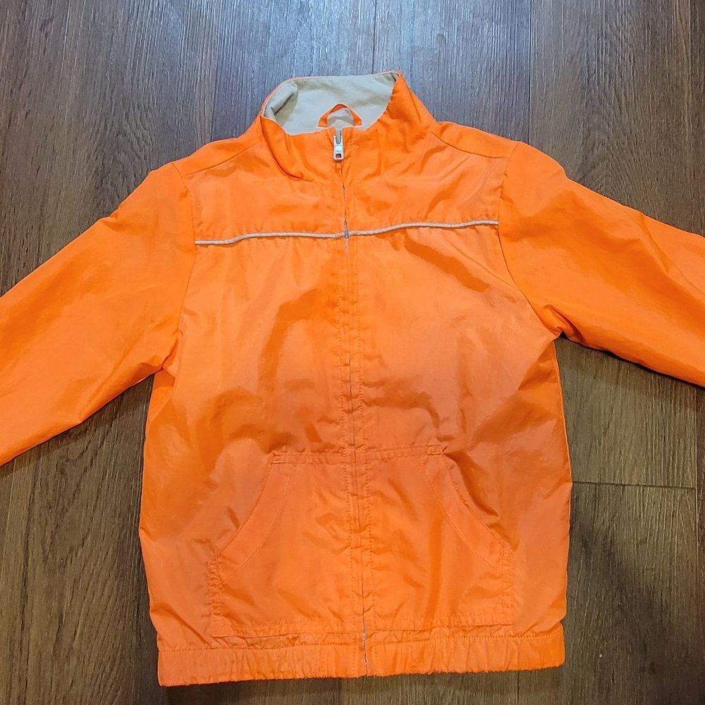 GYMBOREE Orange Wind Jacket - 4T/5T (PRE-OWNED)